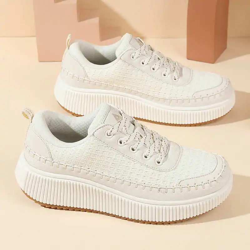 Luxury Lifestyle Experiences - Sepatu kets flat wanita, sepatu Sneakers