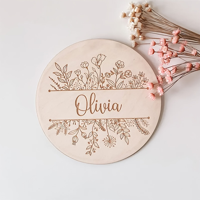 Plakat Nama Berukir Bunga yang - Personalized Engraved Gift ulasan dan harga
