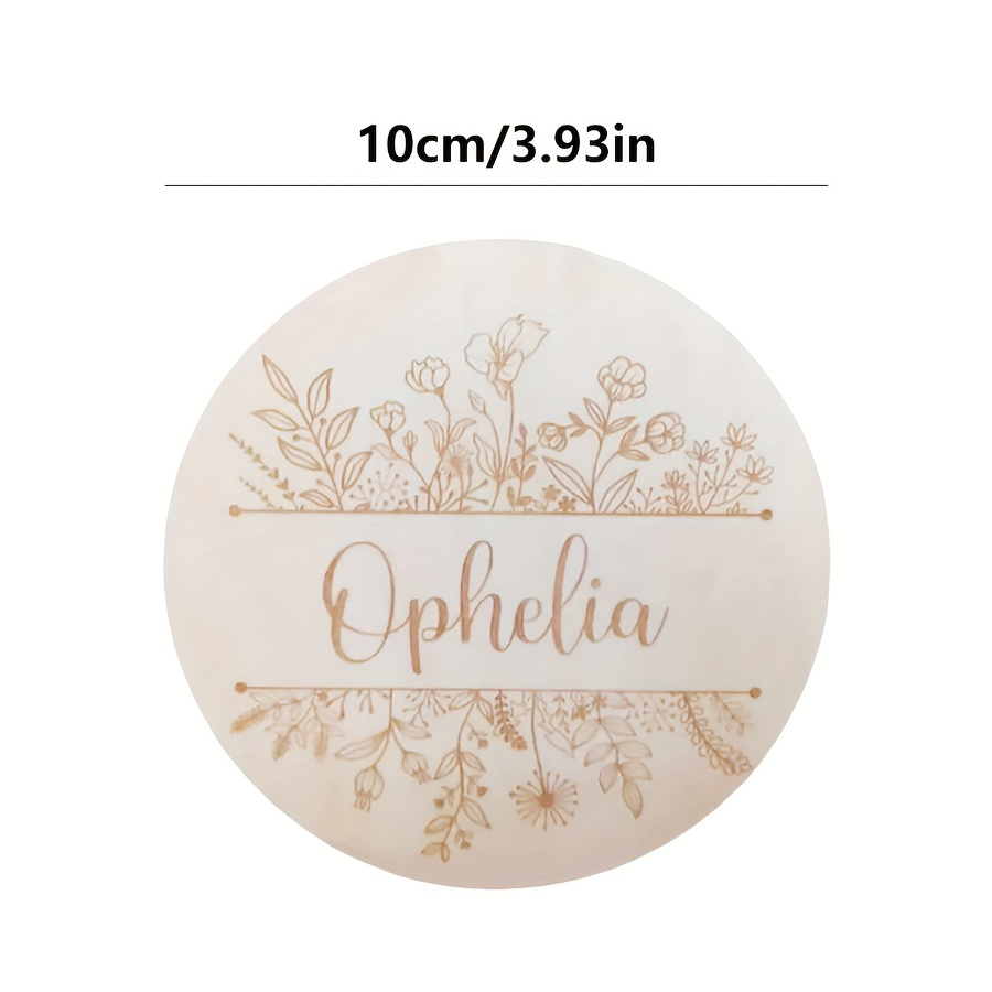 Plakat Nama Berukir Bunga yang - Personalized Engraved Gift ulasan dan harga