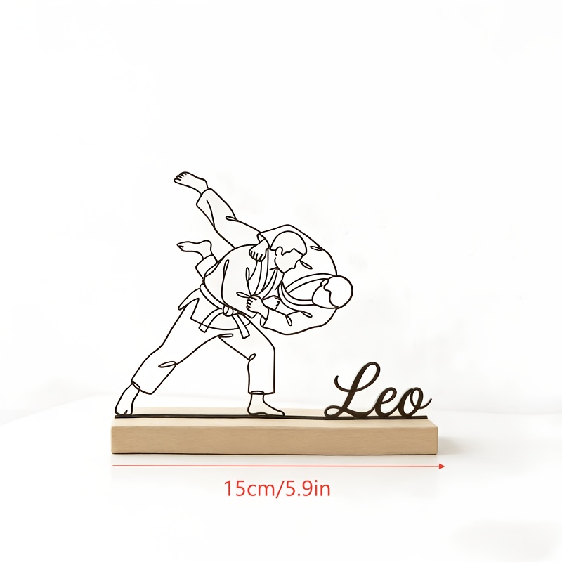 Patung Seni Bela Diri Judo Uki - Personalized Engraved Gift ulasan dan harga