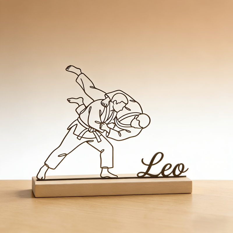 Patung Seni Bela Diri Judo Uki - Personalized Engraved Gift ulasan dan harga