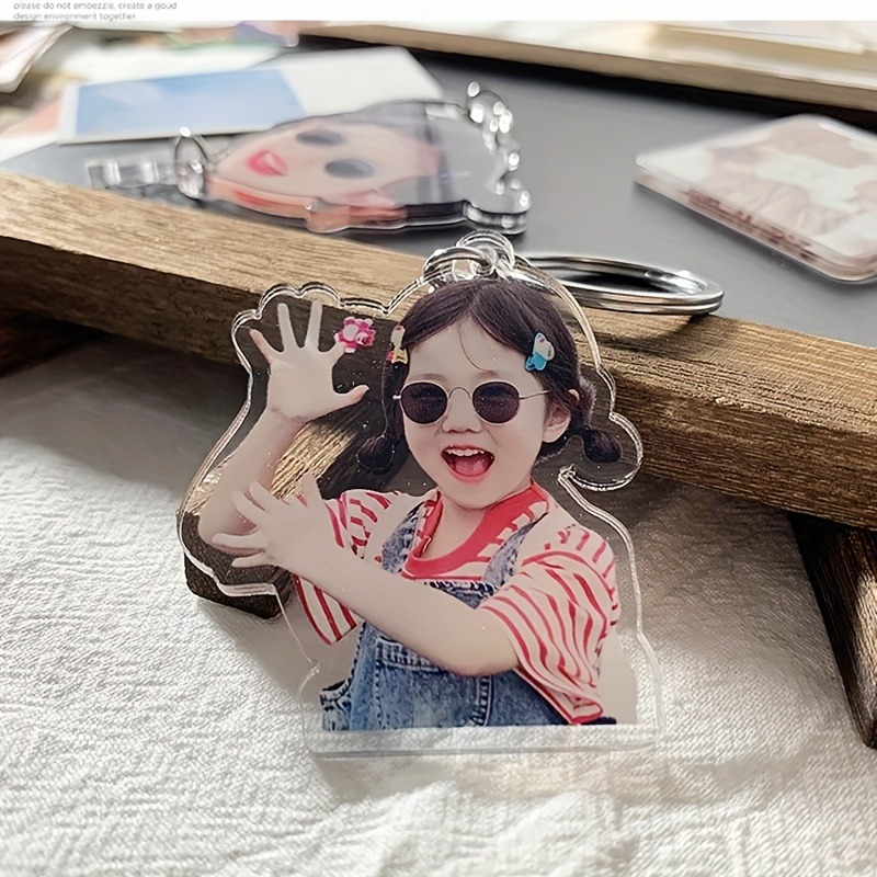 Gantungan Kunci Foto dan Teks  - Personalized Engraved Gift ulasan dan harga