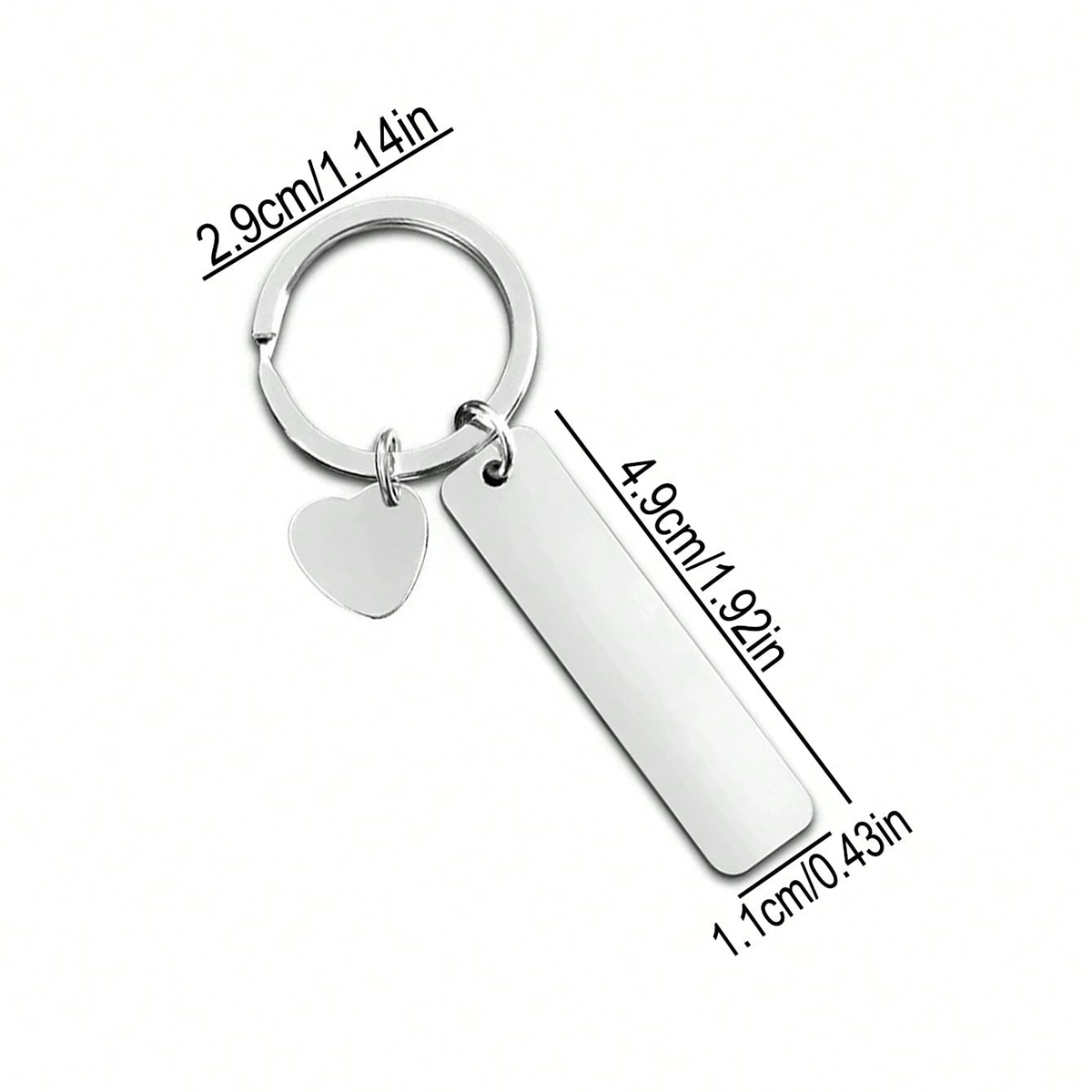Gantungan Kunci Teks Kustom Na - Personalized Engraved Gift ulasan dan harga