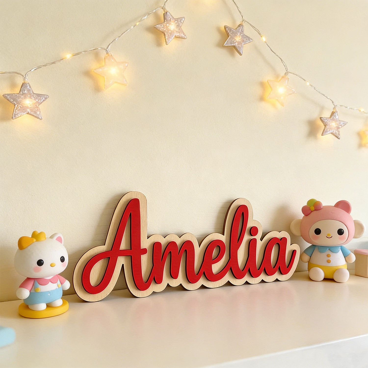 1 Buah Nama Merek Kayu Dua Lap - Personalized Engraved Gift ulasan dan harga