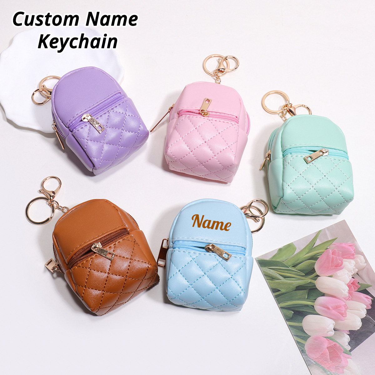 Dompet Koin Gantungan Kunci Na - Personalized Engraved Gift ulasan dan harga